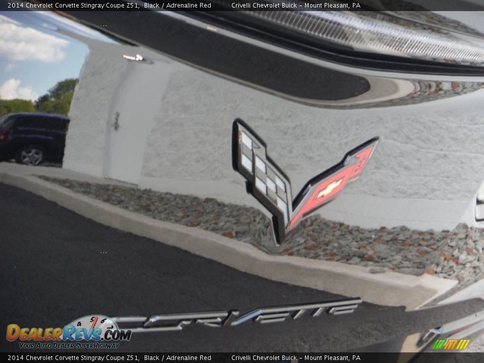 2014 Chevrolet Corvette Stingray Coupe Z51 Black / Adrenaline Red Photo #18