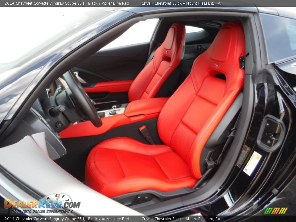 Front Seat of 2014 Chevrolet Corvette Stingray Coupe Z51 Photo #26