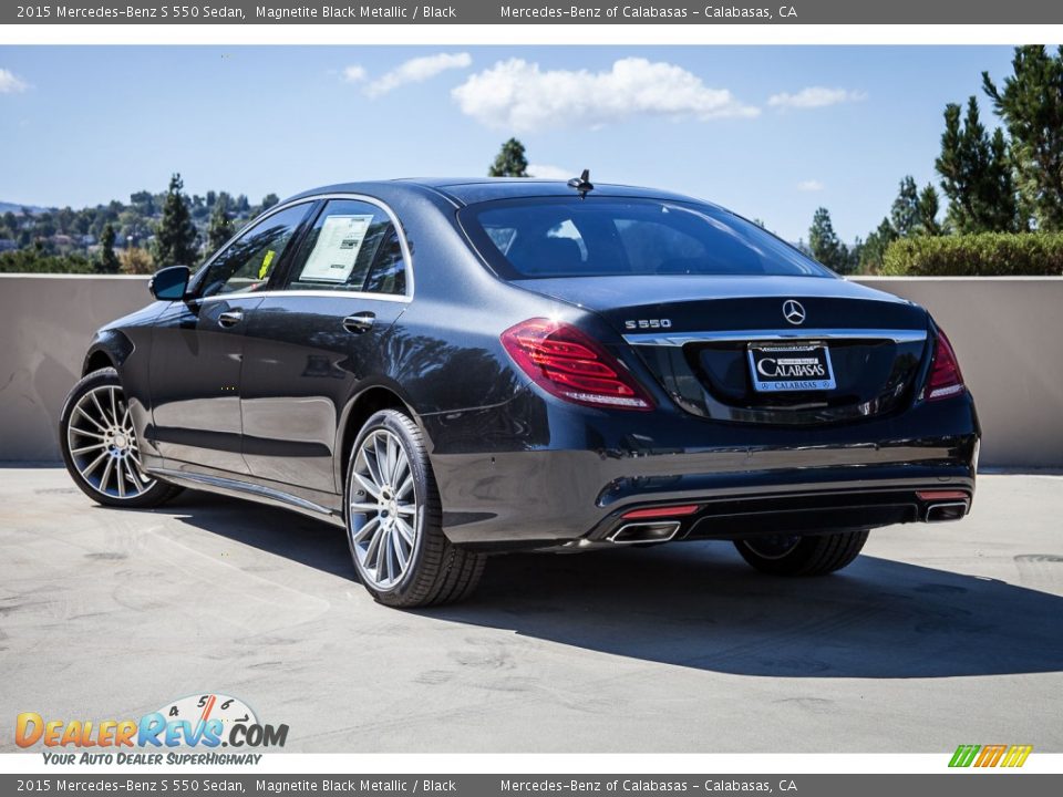 2015 Mercedes-Benz S 550 Sedan Magnetite Black Metallic / Black Photo #2