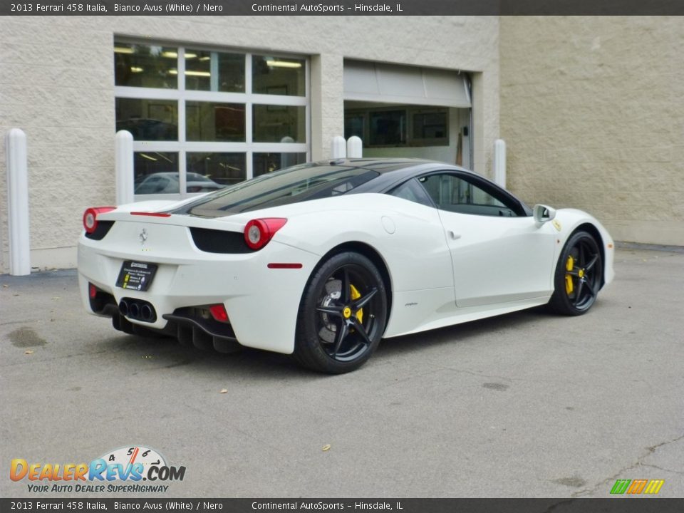 2013 Ferrari 458 Italia Bianco Avus (White) / Nero Photo #3