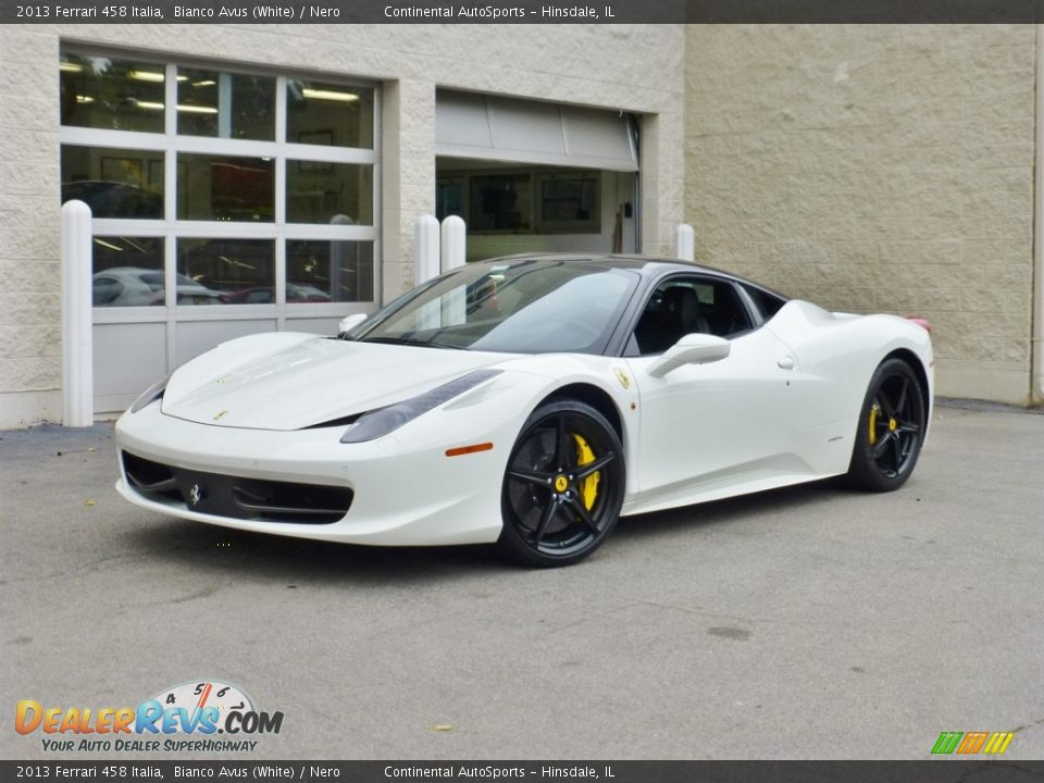 2013 Ferrari 458 Italia Bianco Avus (White) / Nero Photo #4