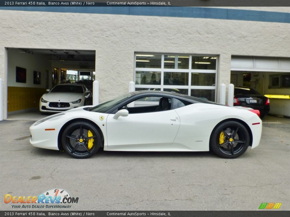 2013 Ferrari 458 Italia Bianco Avus (White) / Nero Photo #5