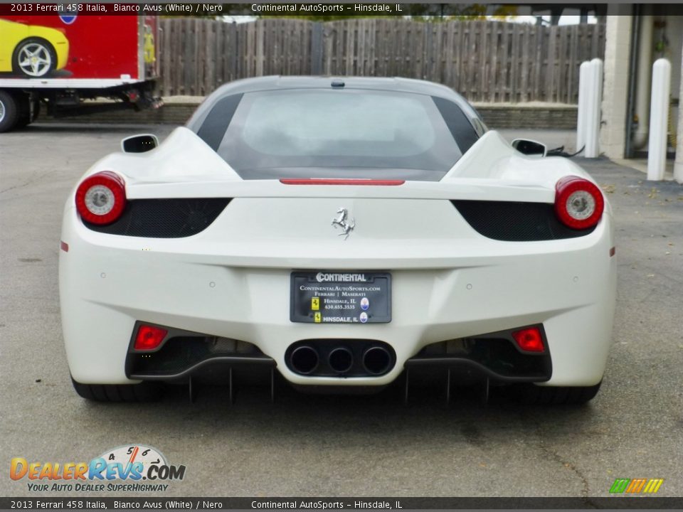 2013 Ferrari 458 Italia Bianco Avus (White) / Nero Photo #7