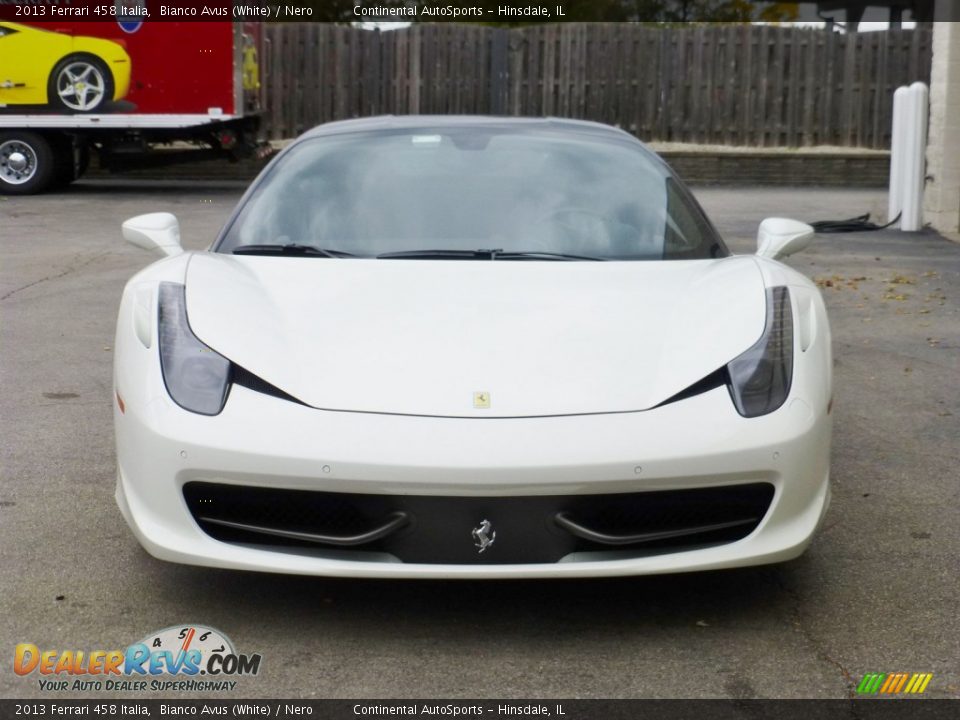 2013 Ferrari 458 Italia Bianco Avus (White) / Nero Photo #9