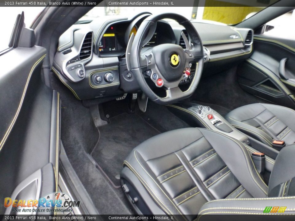 Nero Interior - 2013 Ferrari 458 Italia Photo #11