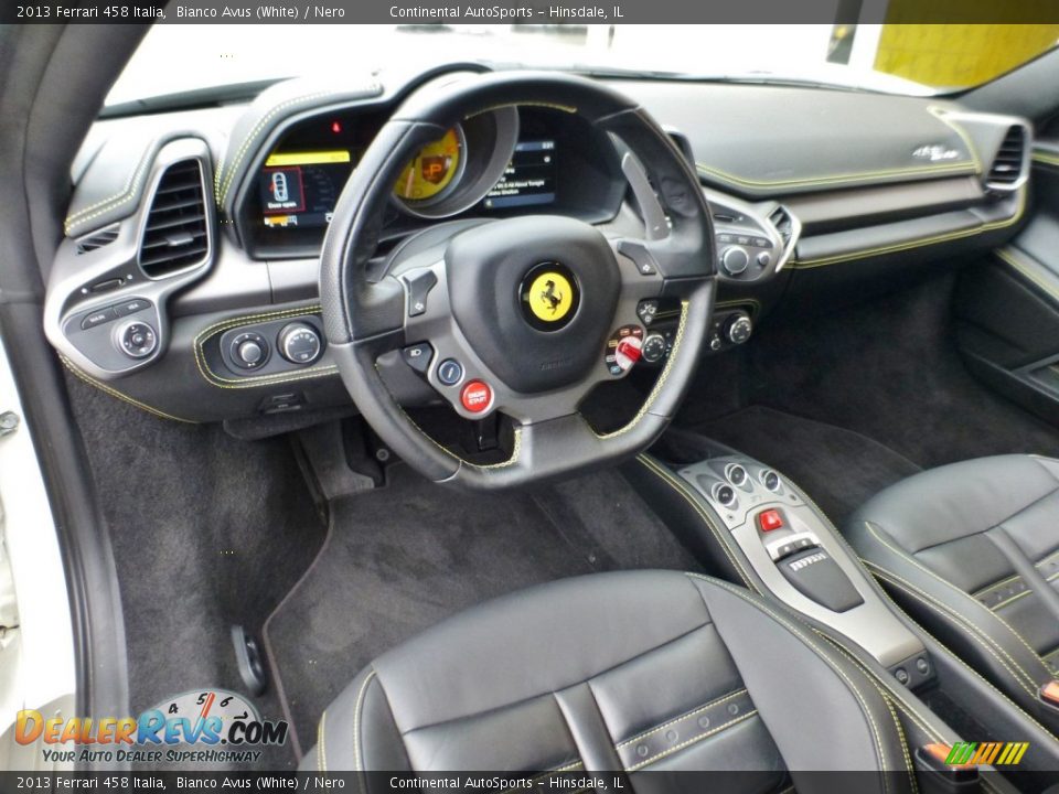 Nero Interior - 2013 Ferrari 458 Italia Photo #14