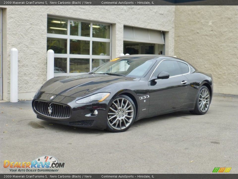 2009 Maserati GranTurismo S Nero Carbonio (Black) / Nero Photo #7