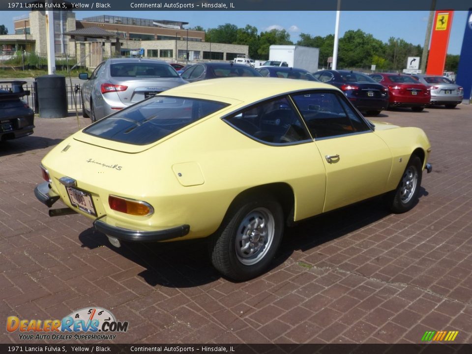 1971 Lancia Fulvia S Yellow / Black Photo #5