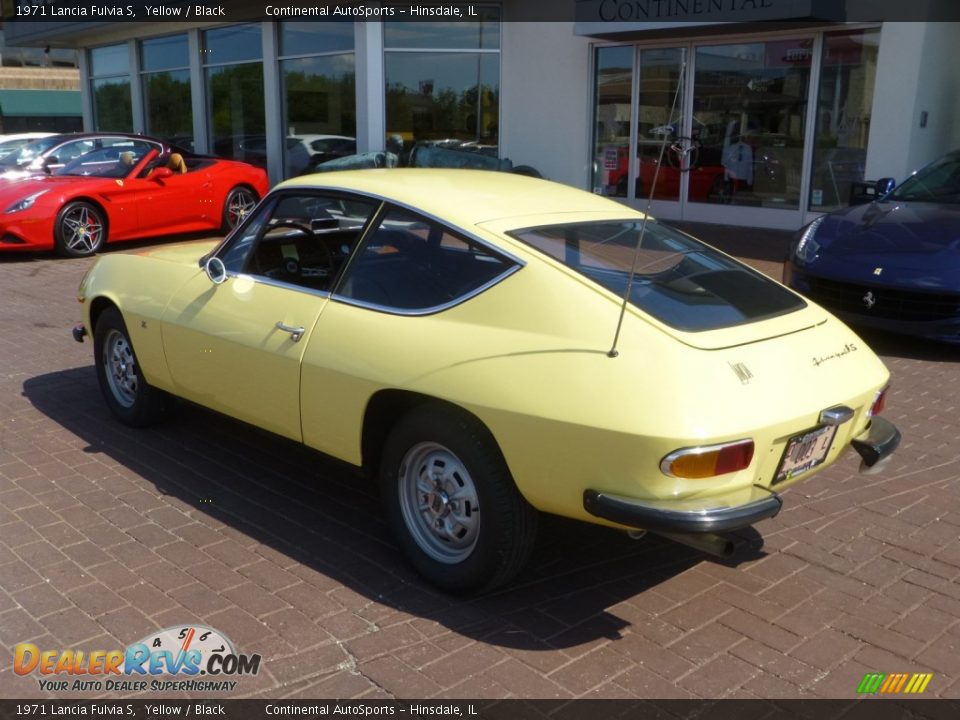 1971 Lancia Fulvia S Yellow / Black Photo #7