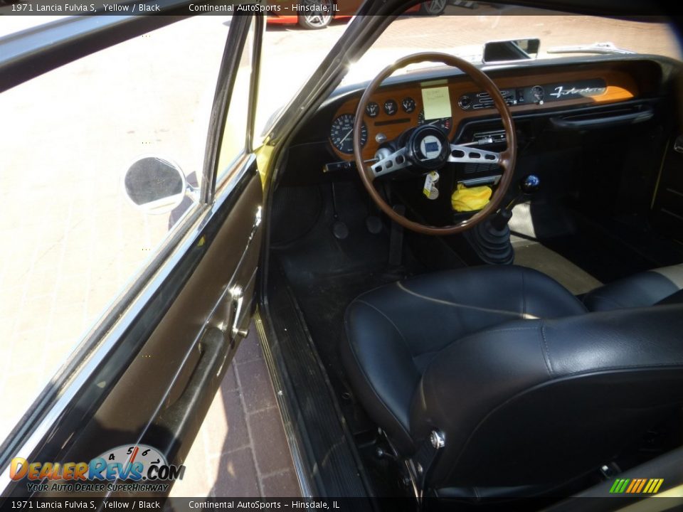 Black Interior - 1971 Lancia Fulvia S Photo #13