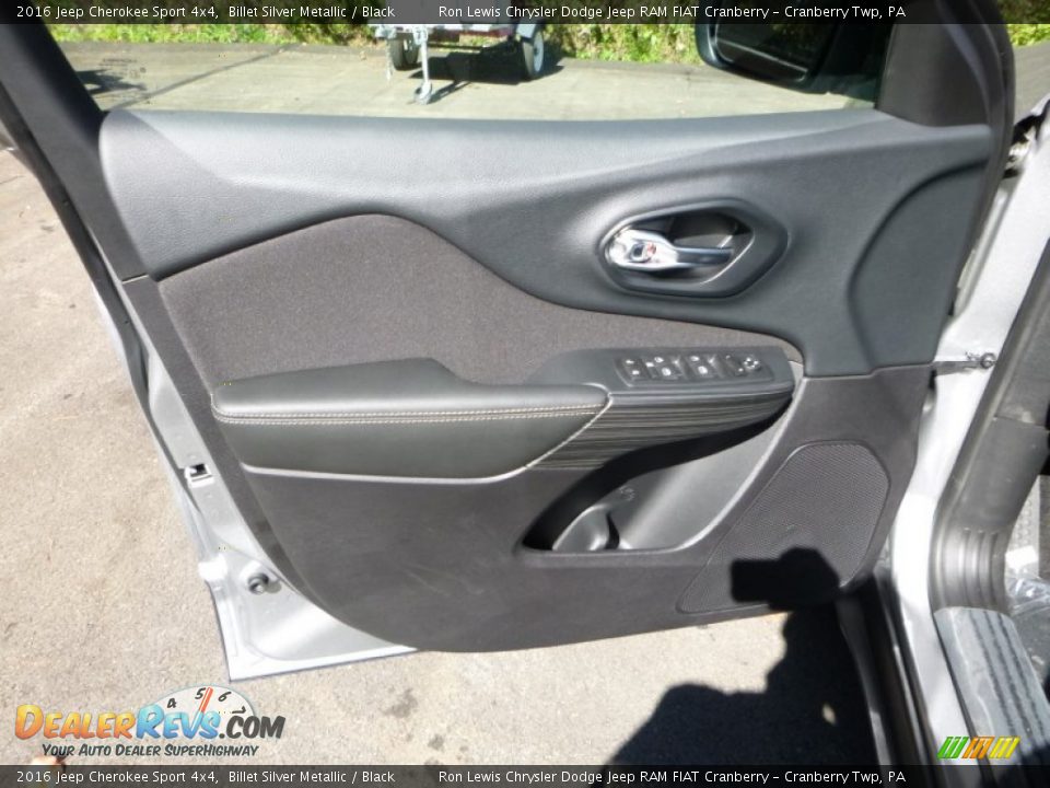 2016 Jeep Cherokee Sport 4x4 Billet Silver Metallic / Black Photo #13