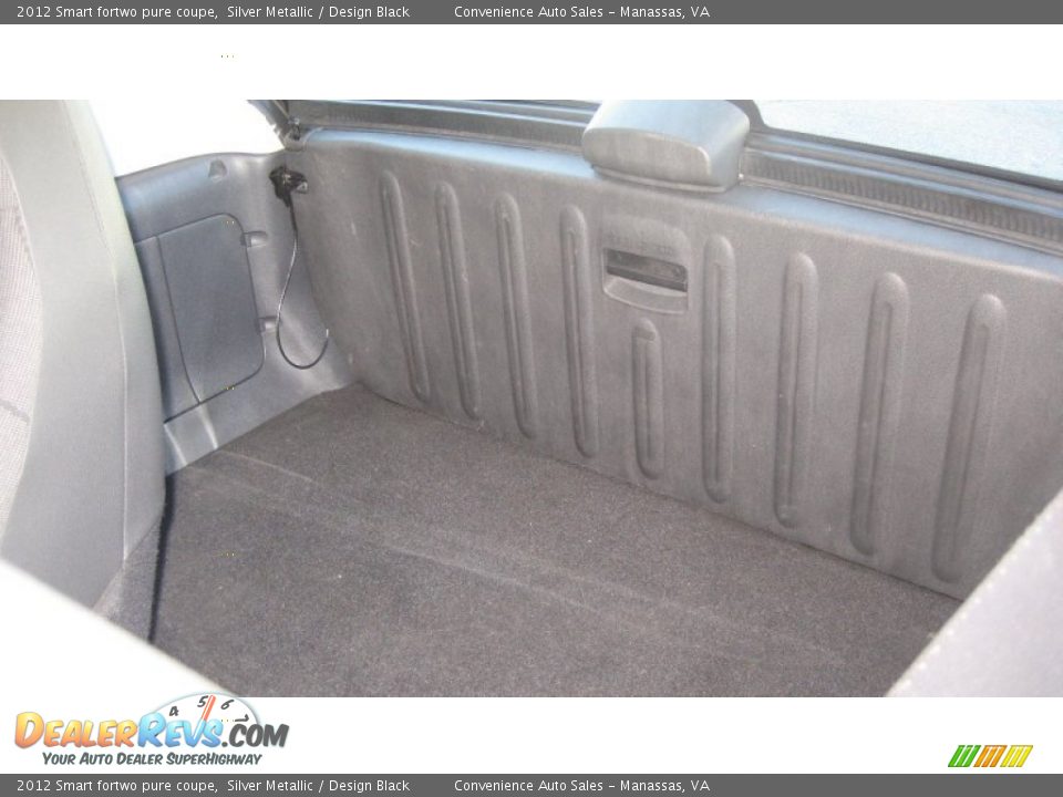 2012 Smart fortwo pure coupe Silver Metallic / Design Black Photo #18