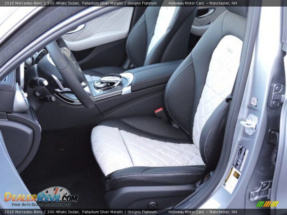 designo Platinum Interior - 2016 Mercedes-Benz C 300 4Matic Sedan Photo #8