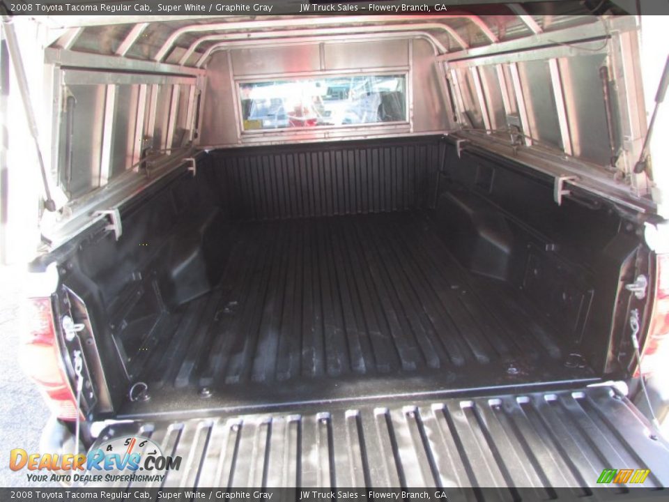 2008 Toyota Tacoma Regular Cab Super White / Graphite Gray Photo #11