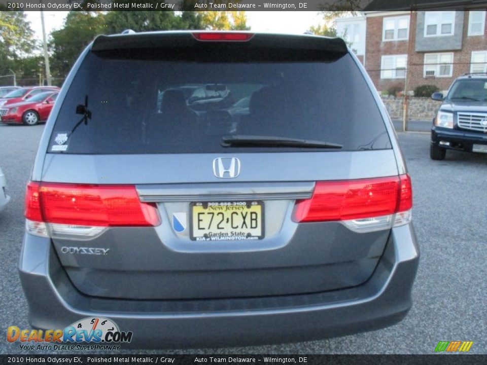 2010 Honda Odyssey EX Polished Metal Metallic / Gray Photo #4