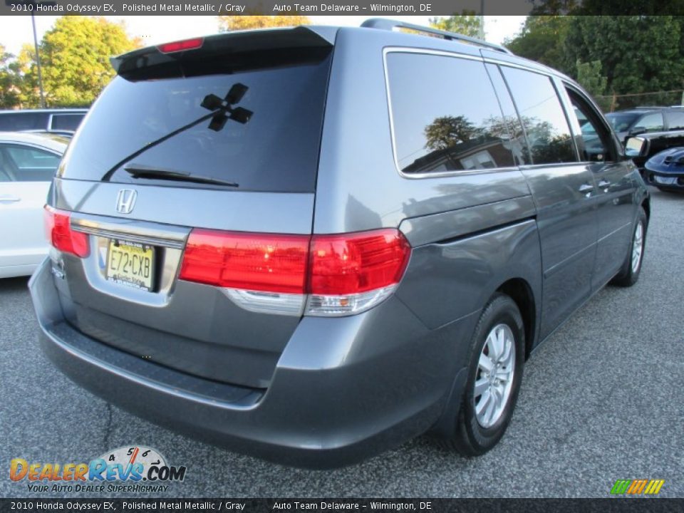 2010 Honda Odyssey EX Polished Metal Metallic / Gray Photo #5