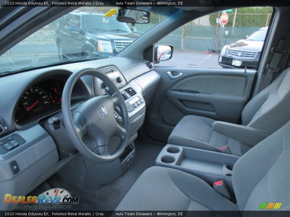 2010 Honda Odyssey EX Polished Metal Metallic / Gray Photo #9