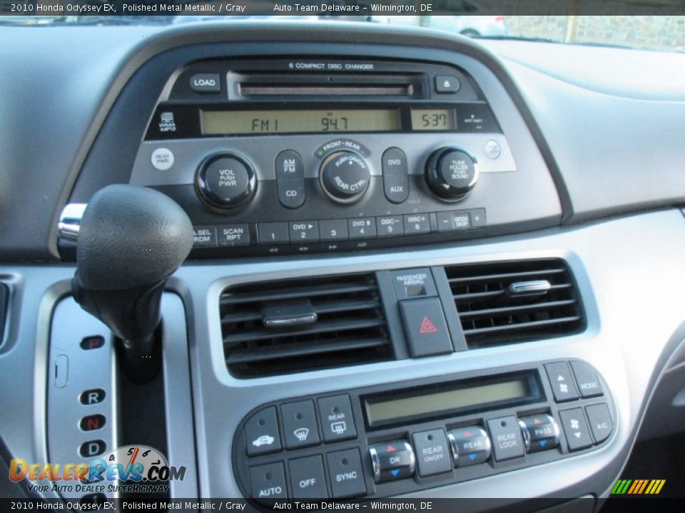 2010 Honda Odyssey EX Polished Metal Metallic / Gray Photo #12