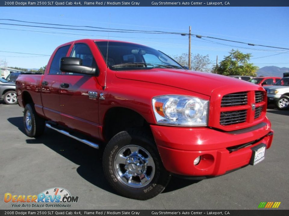 Front 3/4 View of 2008 Dodge Ram 2500 SLT Quad Cab 4x4 Photo #1