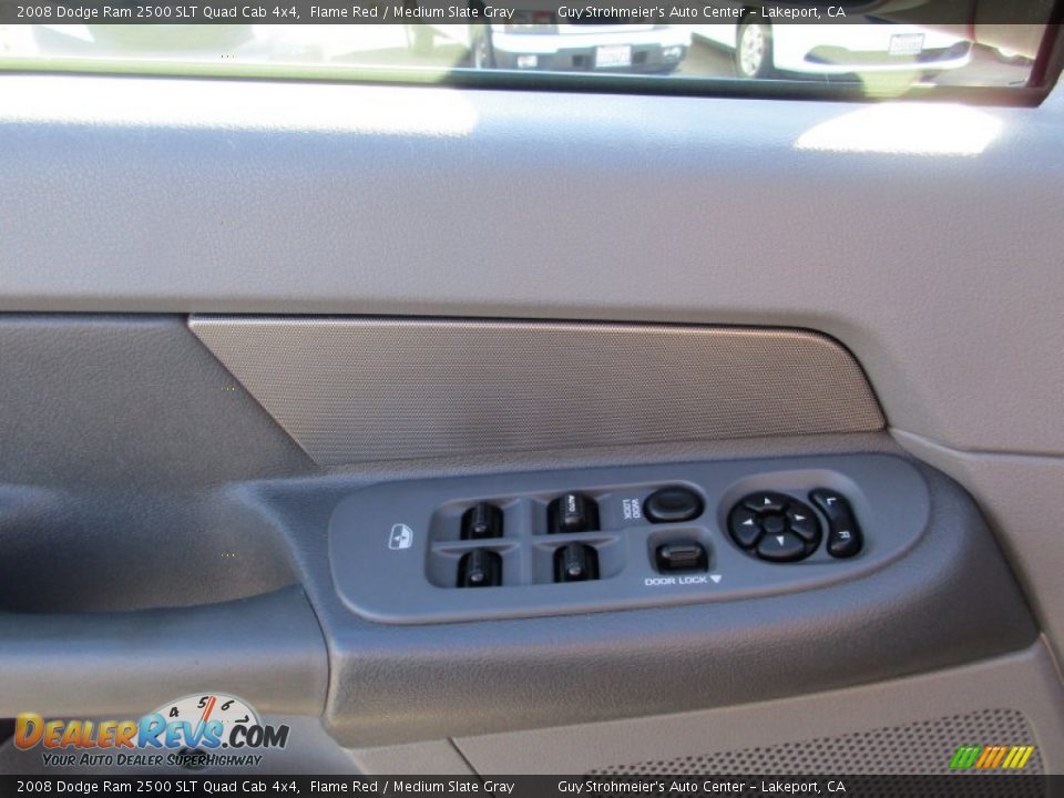 2008 Dodge Ram 2500 SLT Quad Cab 4x4 Flame Red / Medium Slate Gray Photo #10