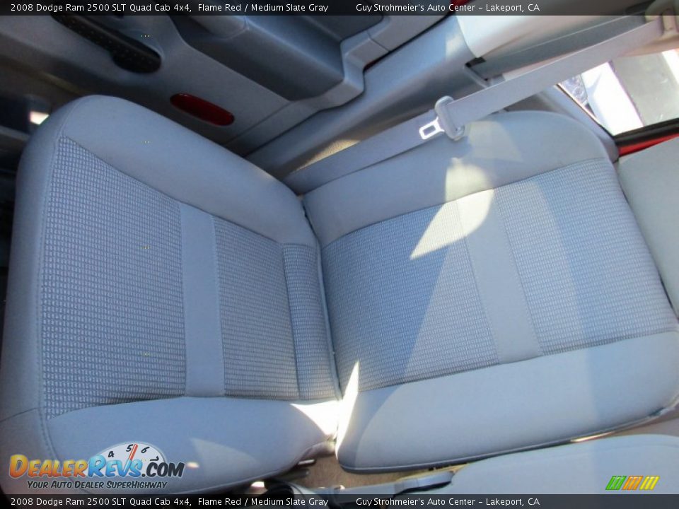 2008 Dodge Ram 2500 SLT Quad Cab 4x4 Flame Red / Medium Slate Gray Photo #17
