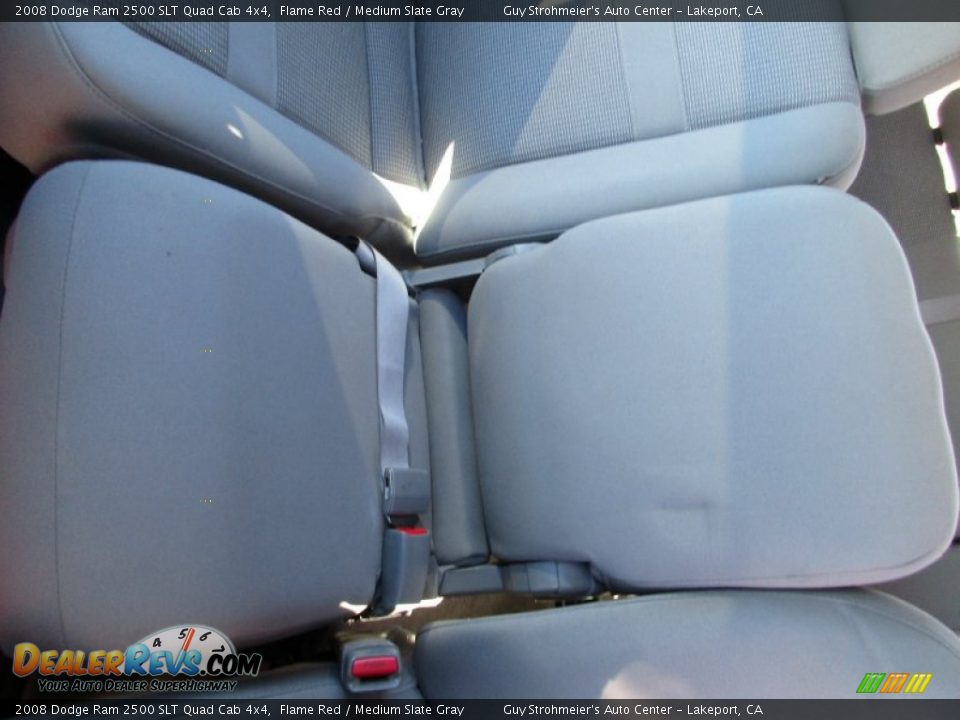 2008 Dodge Ram 2500 SLT Quad Cab 4x4 Flame Red / Medium Slate Gray Photo #18