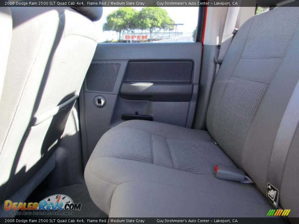 2008 Dodge Ram 2500 SLT Quad Cab 4x4 Flame Red / Medium Slate Gray Photo #20