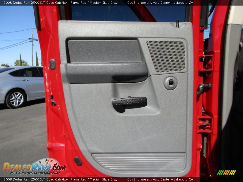 2008 Dodge Ram 2500 SLT Quad Cab 4x4 Flame Red / Medium Slate Gray Photo #22
