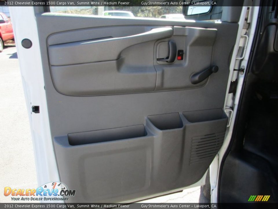 2012 Chevrolet Express 1500 Cargo Van Summit White / Medium Pewter Photo #8