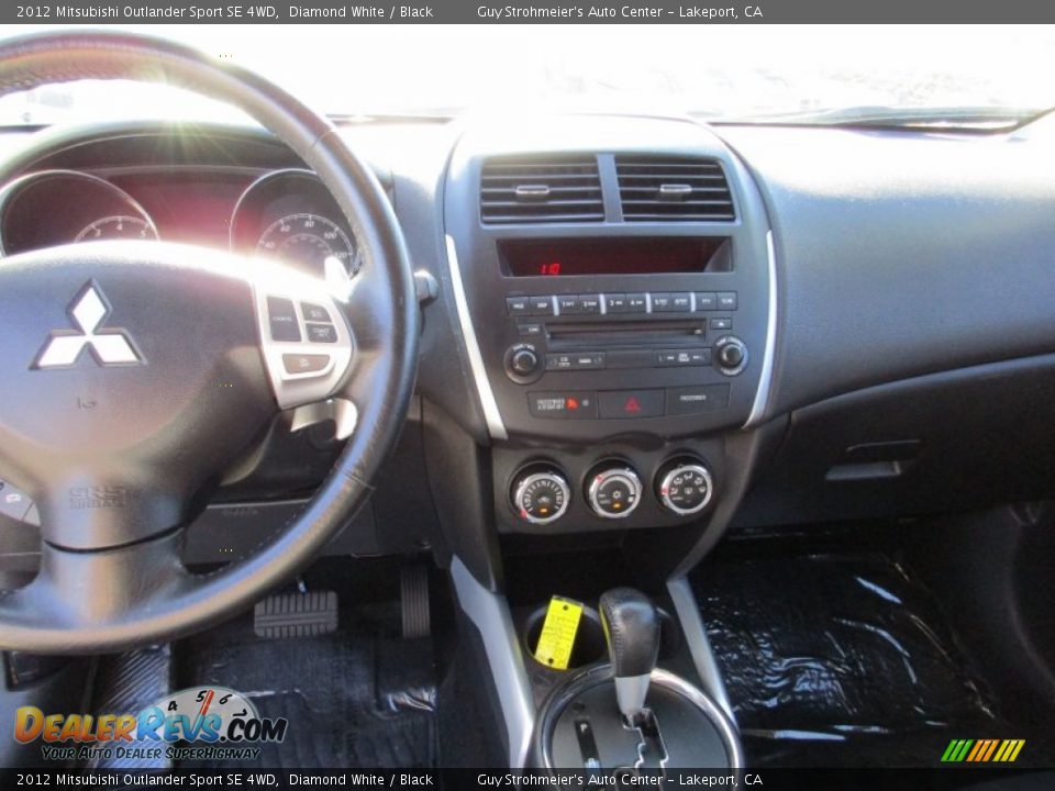 2012 Mitsubishi Outlander Sport SE 4WD Diamond White / Black Photo #14