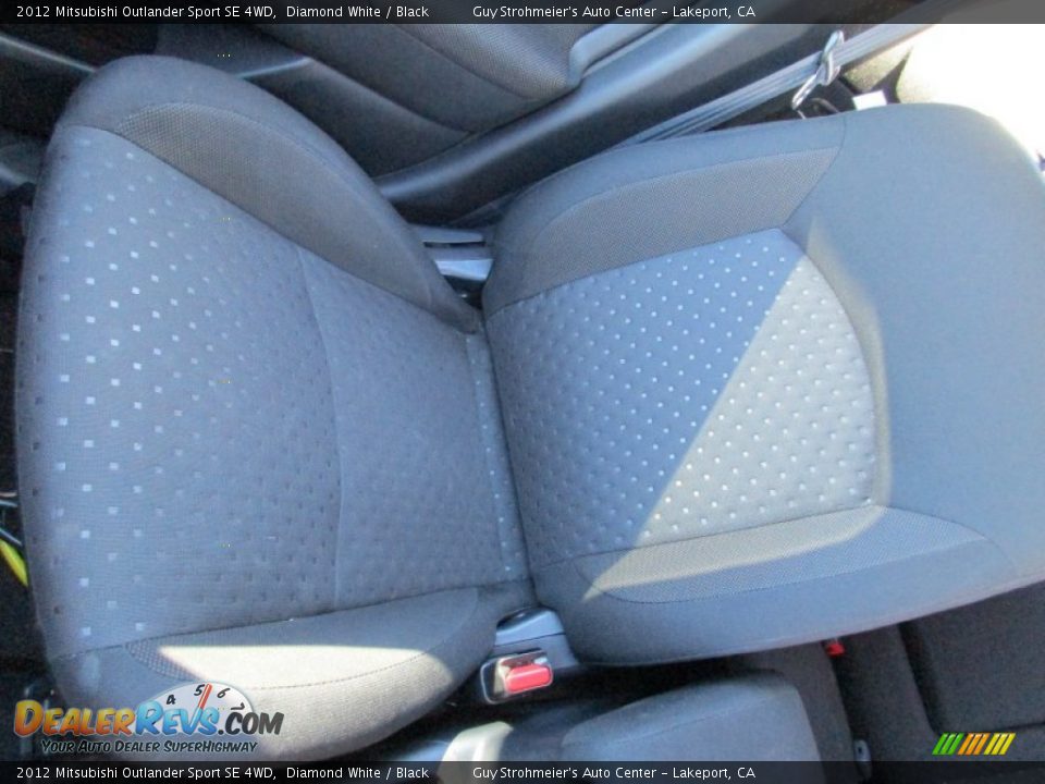 2012 Mitsubishi Outlander Sport SE 4WD Diamond White / Black Photo #17