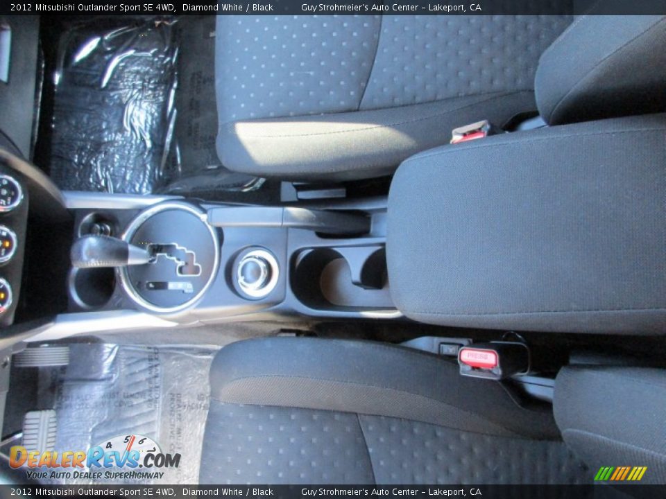2012 Mitsubishi Outlander Sport SE 4WD Diamond White / Black Photo #18