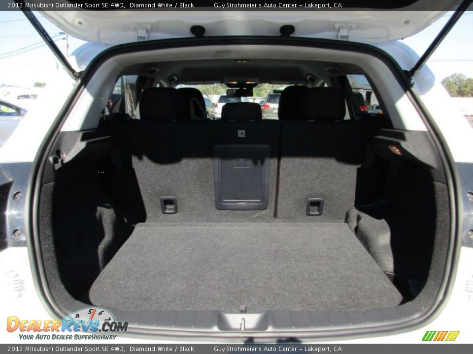2012 Mitsubishi Outlander Sport SE 4WD Diamond White / Black Photo #24