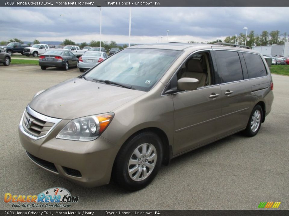 Front 3/4 View of 2009 Honda Odyssey EX-L Photo #5