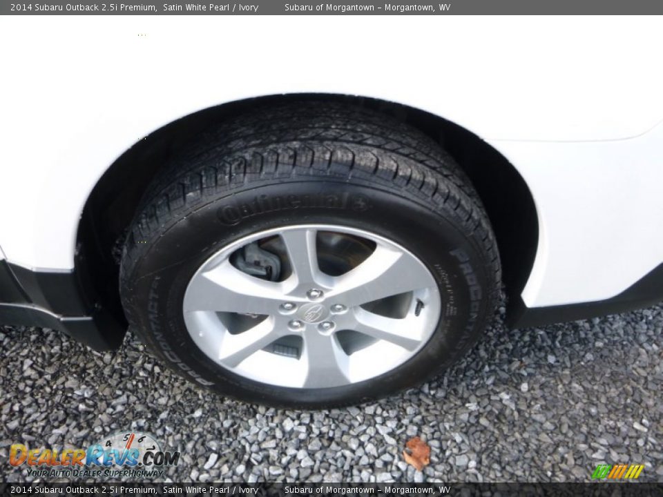 2014 Subaru Outback 2.5i Premium Satin White Pearl / Ivory Photo #2