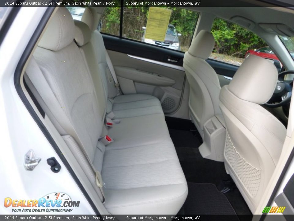 2014 Subaru Outback 2.5i Premium Satin White Pearl / Ivory Photo #6