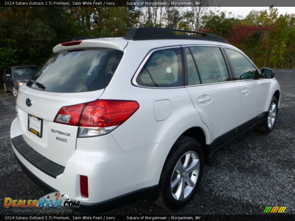 2014 Subaru Outback 2.5i Premium Satin White Pearl / Ivory Photo #7