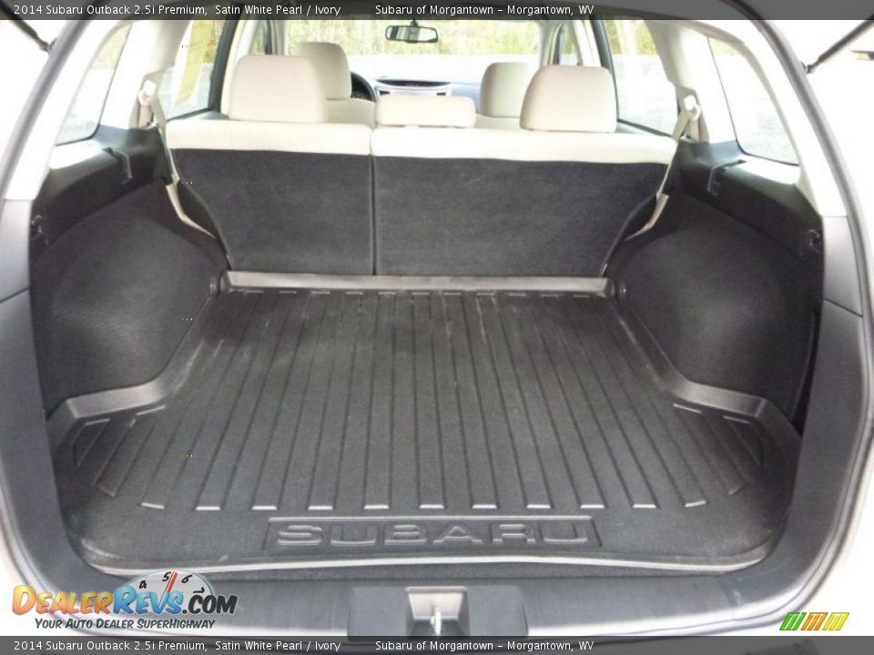 2014 Subaru Outback 2.5i Premium Satin White Pearl / Ivory Photo #9