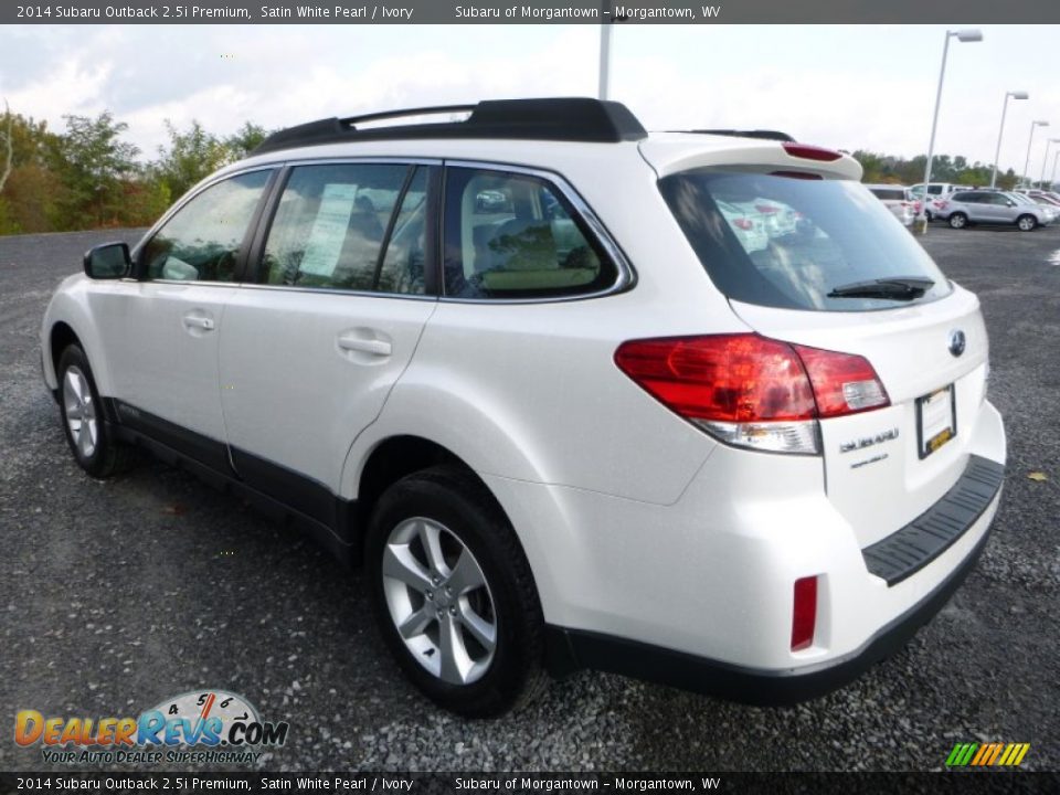 2014 Subaru Outback 2.5i Premium Satin White Pearl / Ivory Photo #10
