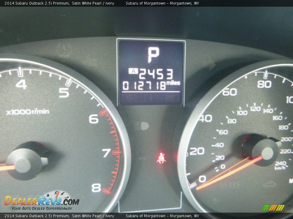 2014 Subaru Outback 2.5i Premium Satin White Pearl / Ivory Photo #19