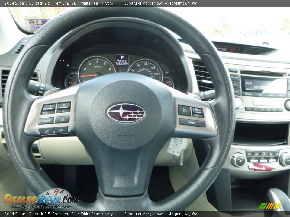 2014 Subaru Outback 2.5i Premium Satin White Pearl / Ivory Photo #21