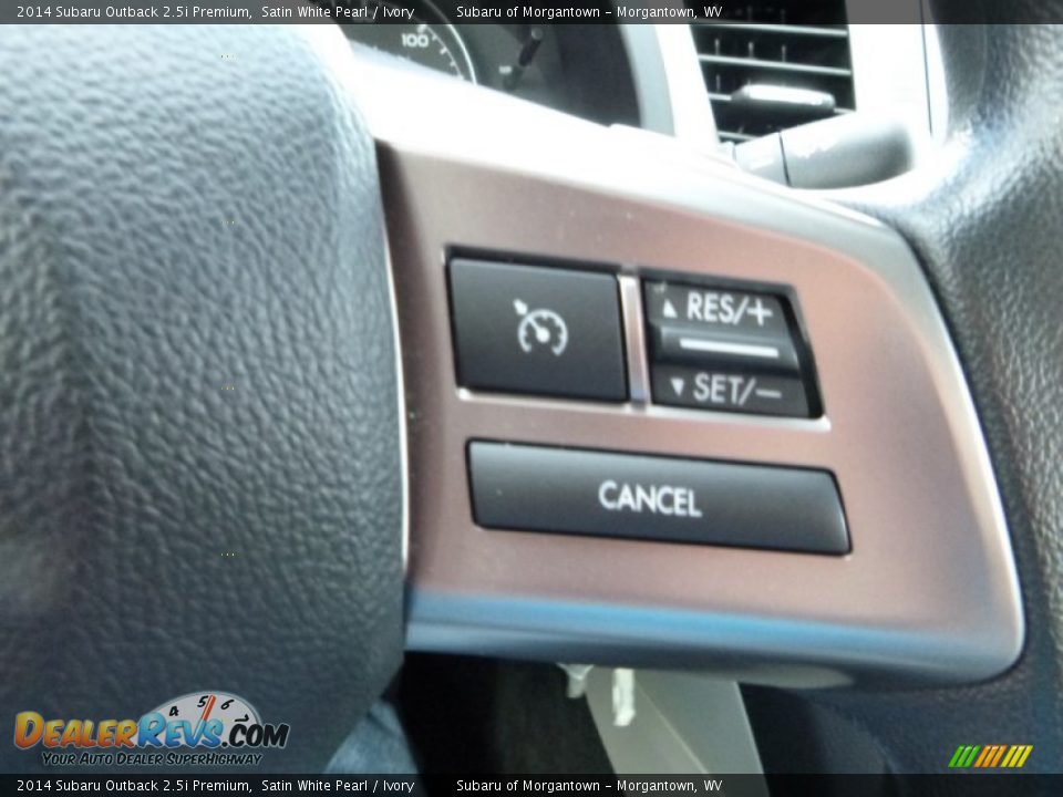 2014 Subaru Outback 2.5i Premium Satin White Pearl / Ivory Photo #22
