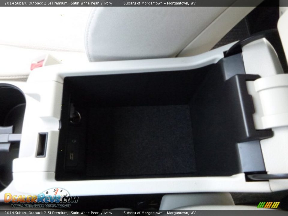 2014 Subaru Outback 2.5i Premium Satin White Pearl / Ivory Photo #25