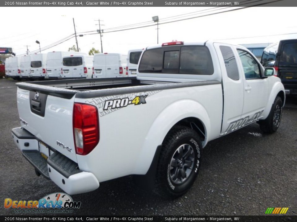 Glacier White 2016 Nissan Frontier Pro-4X King Cab 4x4 Photo #7