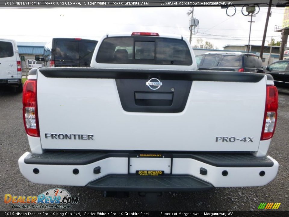 2016 Nissan Frontier Pro-4X King Cab 4x4 Glacier White / Pro-4X Graphite Steel Photo #8