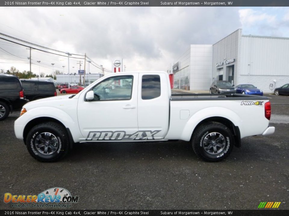 2016 Nissan Frontier Pro-4X King Cab 4x4 Glacier White / Pro-4X Graphite Steel Photo #10