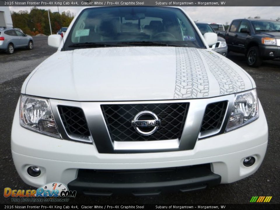 Glacier White 2016 Nissan Frontier Pro-4X King Cab 4x4 Photo #12