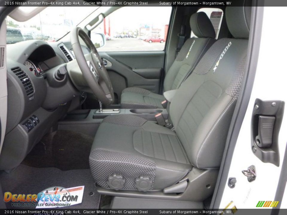 Pro-4X Graphite Steel Interior - 2016 Nissan Frontier Pro-4X King Cab 4x4 Photo #13