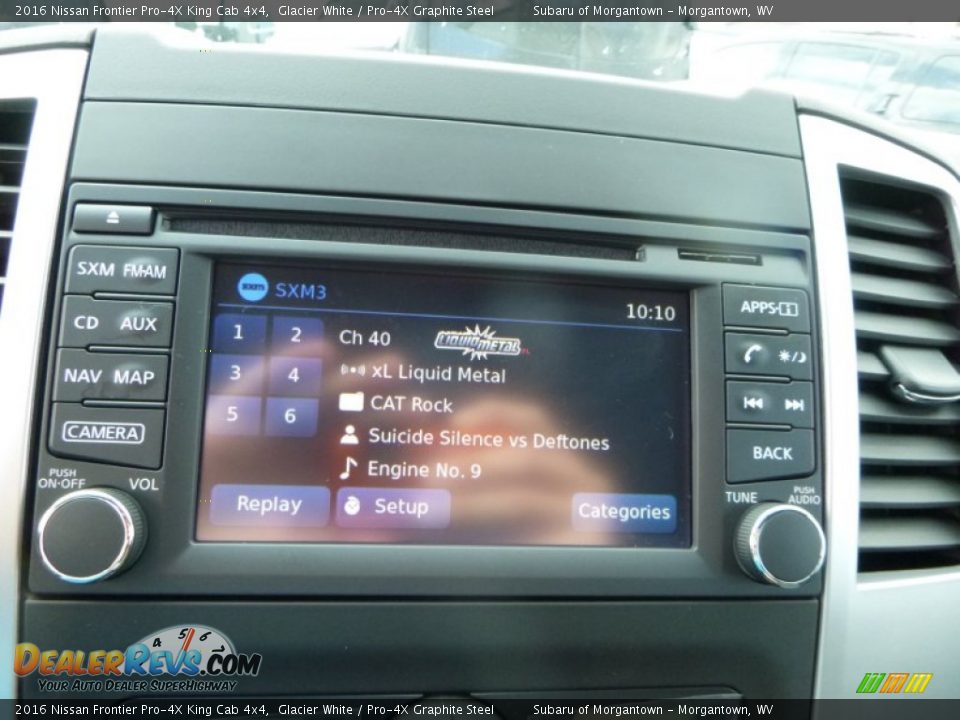 Controls of 2016 Nissan Frontier Pro-4X King Cab 4x4 Photo #17