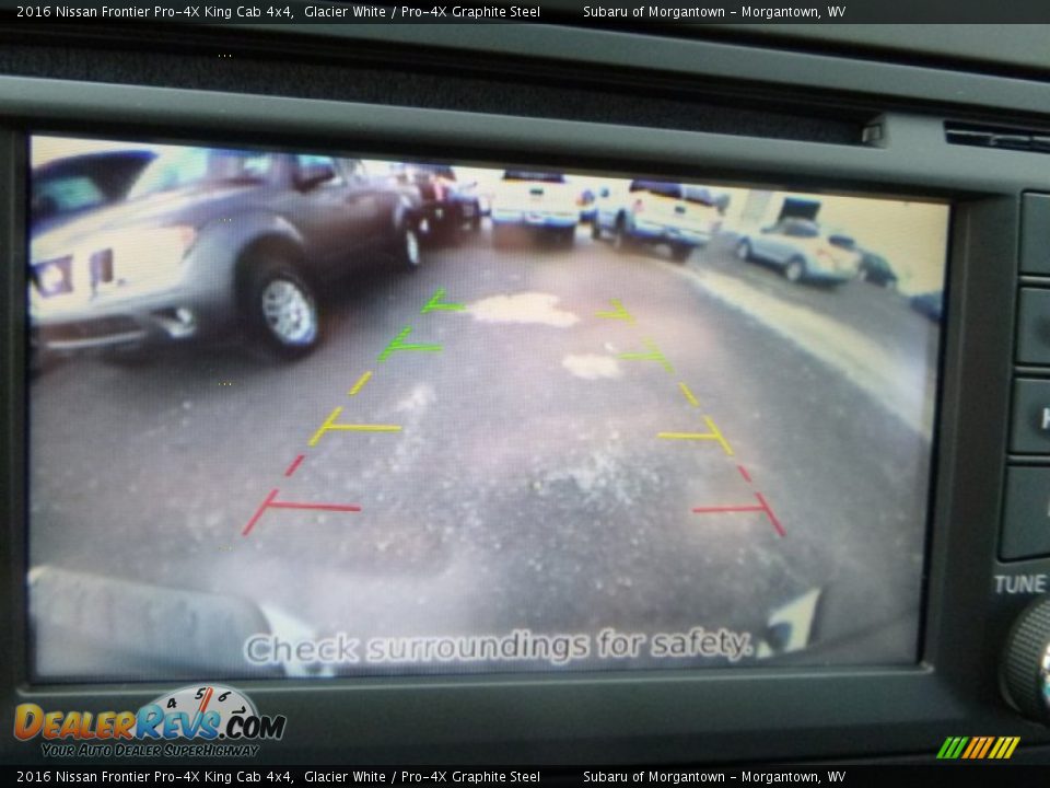 2016 Nissan Frontier Pro-4X King Cab 4x4 Glacier White / Pro-4X Graphite Steel Photo #20